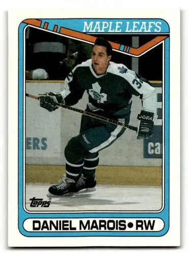 Daniel Marois Toronto hockey card from 1990 Topps #267 featuring Toronto Maple Leafs