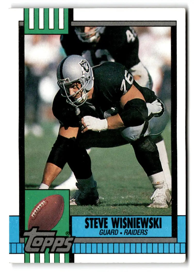 1990 Topps #282b Steve Wisniewski - Trading Card