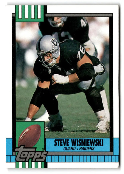 1990 Topps #282b Steve Wisniewski - Trading Card