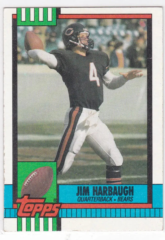 1990 Topps #366 Jim Harbaugh Chicago Bears