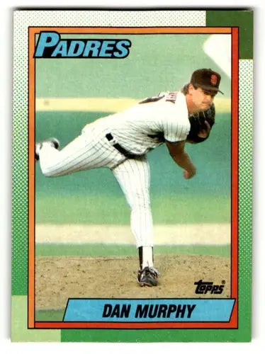 Dan Murphy San Diego Padres baseball card from 1990 Topps #649