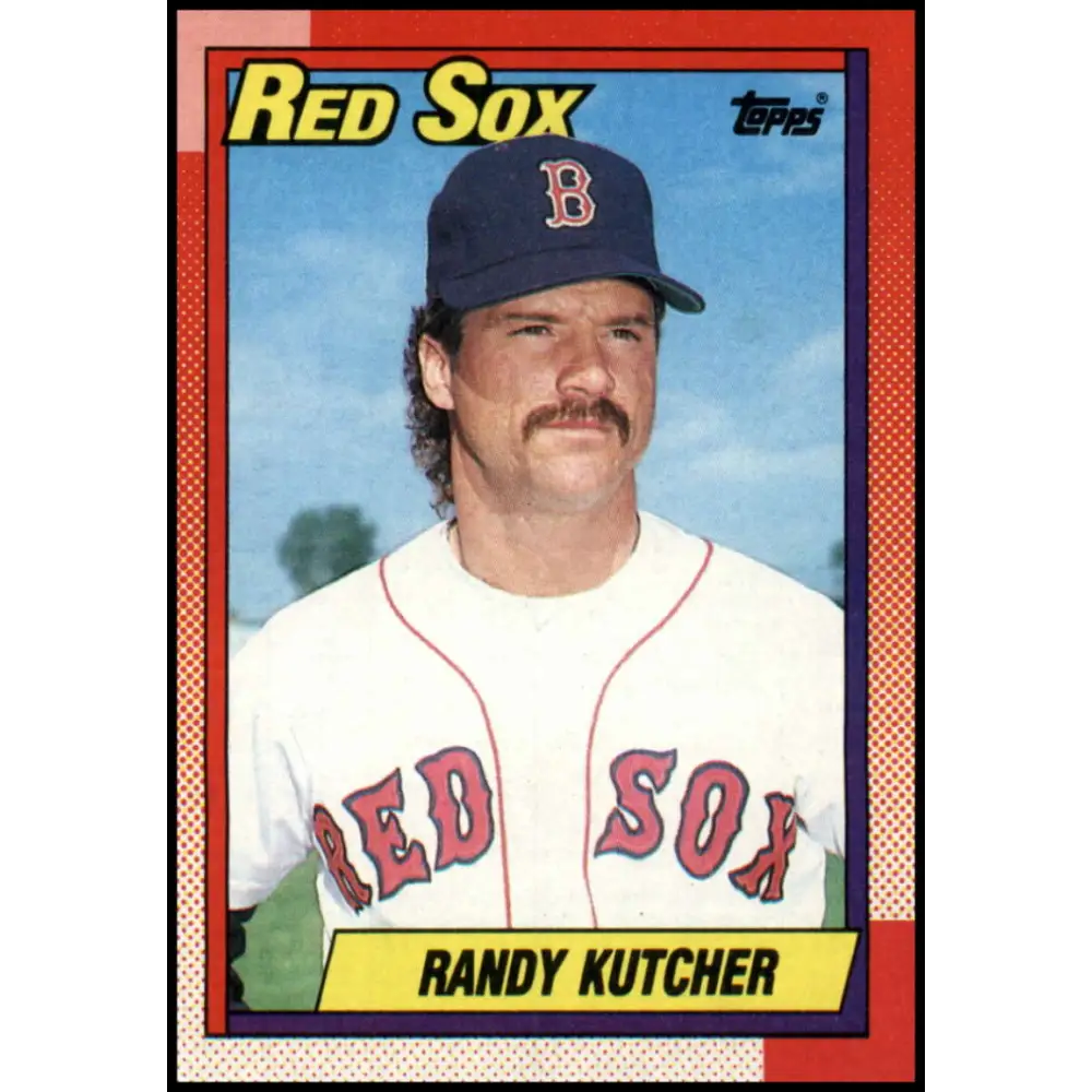 1990 Topps #676 Randy Kutcher NM-MT Boston Red Sox Baseball Card