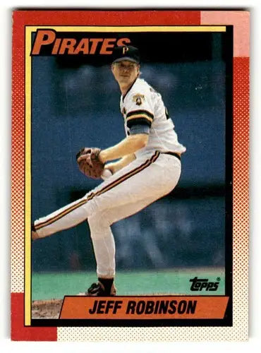 1990 Topps #723 Jeff Robinson Pittsburgh Pirates Baseball Cards EX/N ID:55628