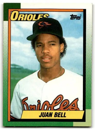1990 Topps #724 Juan Bell EX/NM Orioles ID:43468