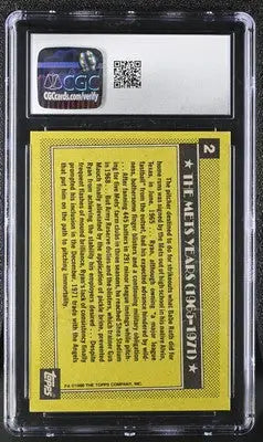 Graded 1990 Topps Nolan Ryan baseball card in CGC 6 condition
