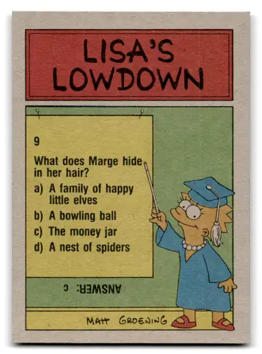 1990 Topps The Simpsons #20 I’m no supervising technician I’m a techn N ID:70316