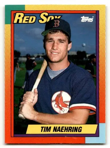 1990 Topps Traded #79T Tim Naehring Boston Red Sox Baseball Cards NM ID:53952 - Baseball Cards