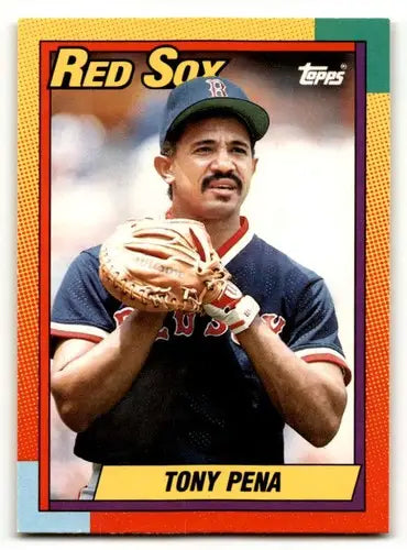 1990 Topps Traded #90T Tony Pena Boston Red Sox Baseball Cards NM Ne ID:53975 - Baseball Cards