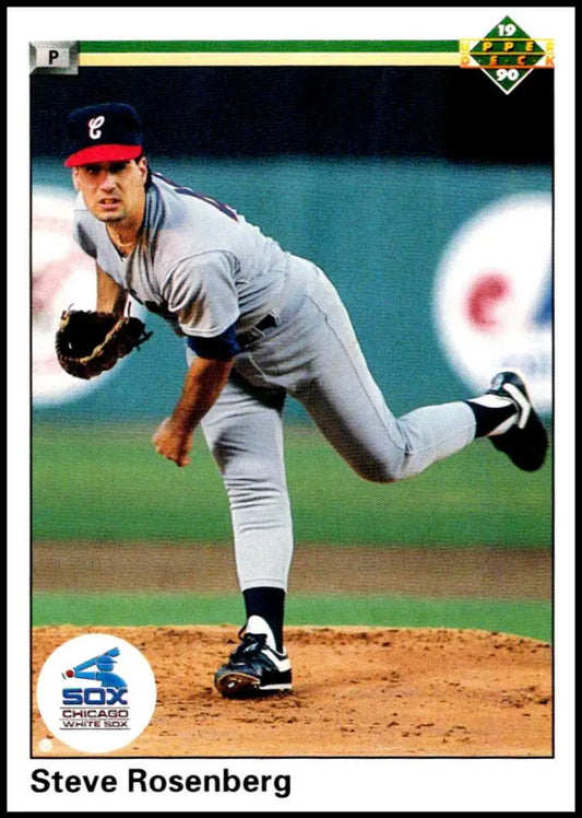 Chicago White Sox pitcher Steve Rosenberg delivers a pitch in road uniform