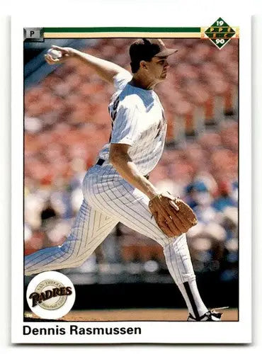Original gloss 1990 Upper Deck Dennis Rasmussen San Diego Padres baseball card