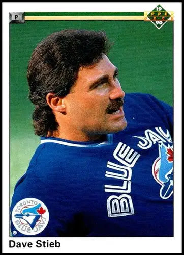 Original gloss 1990 Upper Deck Dave Stieb baseball card Blue Jays ID:72996