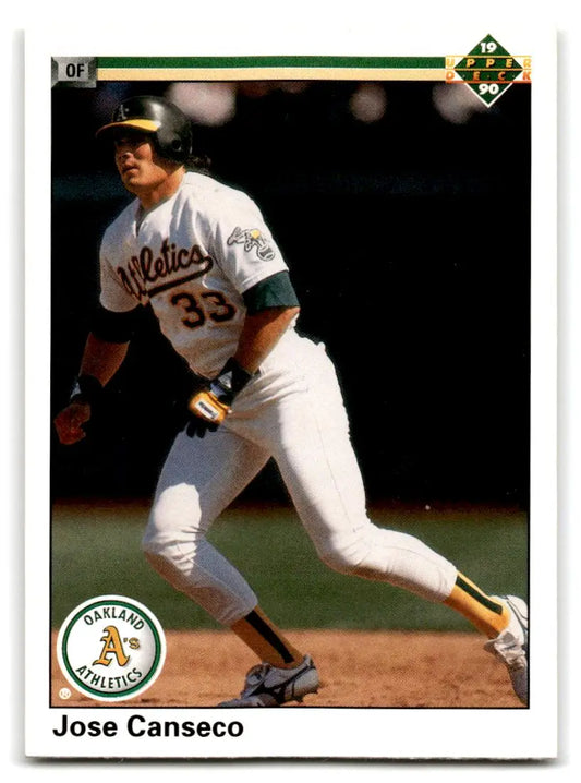 1990 Upper Deck #66 Jose Canseco - Trading Card