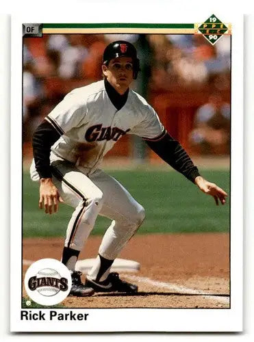 Original gloss 1990 Upper Deck Rick Parker San Francisco Giants baseball card