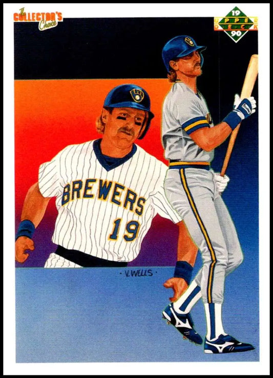 Milwaukee Brewers baseball card featuring Robin Yount in dynamic poses