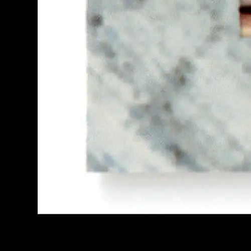 Gray and white marble countertop featuring classic basketball Joe Wylie Miami Hurricanes design