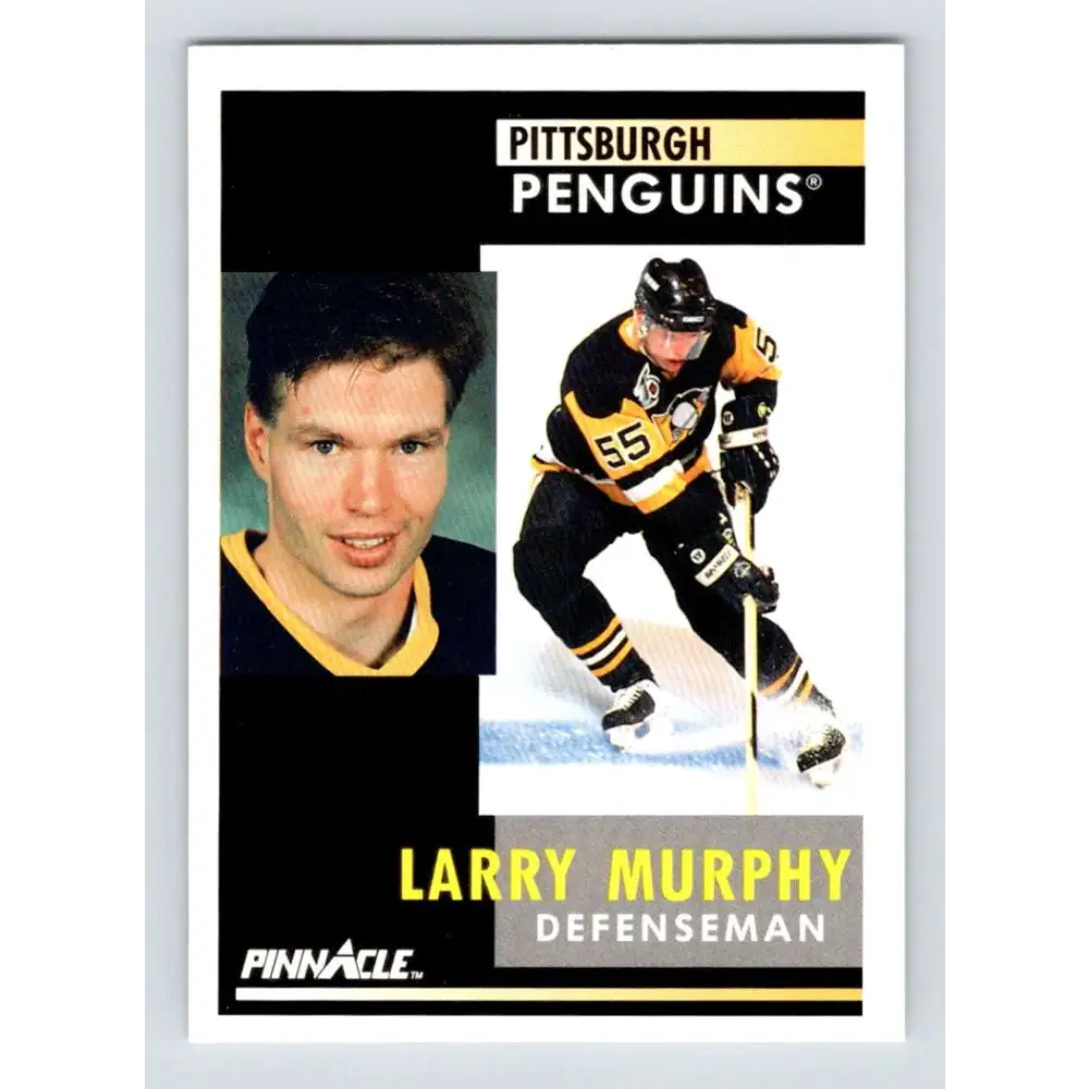 1991-92 Pinnacle #143 Larry Murphy NM-MT Pittsburgh Penguins Hockey Card