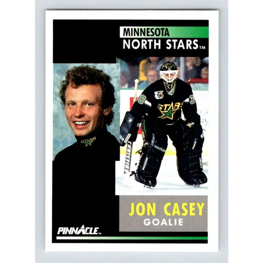 1991-92 Pinnacle #144 Jon Casey NM-MT Minnesota North Stars Hockey Card