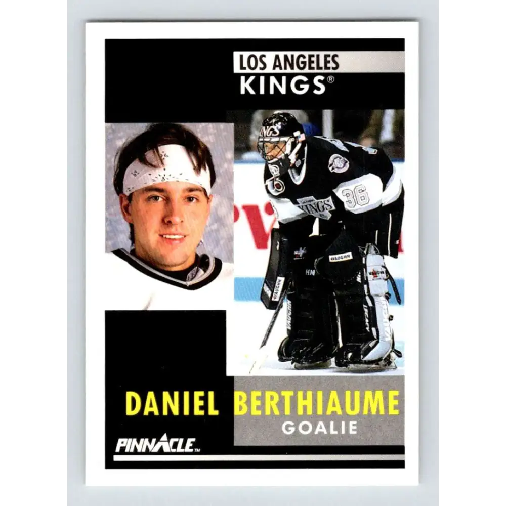 1991-92 Pinnacle #165 Daniel Berthiaume NM-MT Los Angeles Kings Hockey Card
