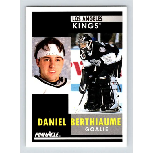 1991-92 Pinnacle #165 Daniel Berthiaume NM-MT Los Angeles Kings Hockey Card