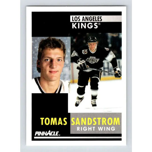 1991-92 Pinnacle #178 Tomas Sandstrom NM-MT Los Angeles Kings Hockey Card