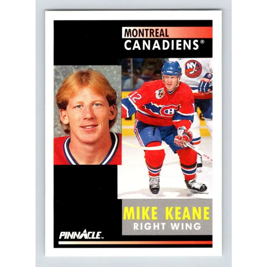 1991-92 Pinnacle #265 Mike Keane NM-MT Montreal Canadiens Hockey Card