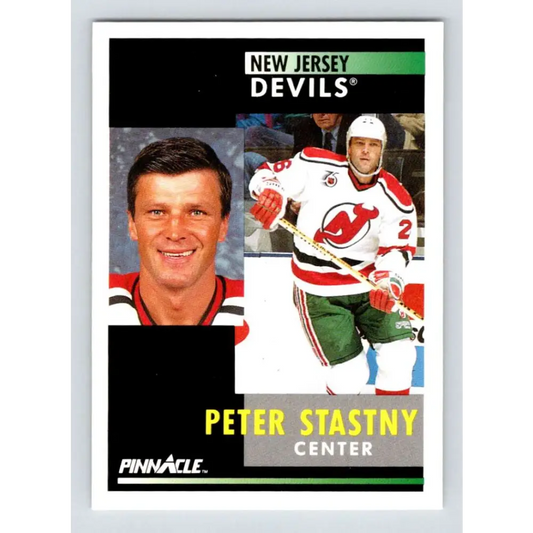 1991-92 Pinnacle #266 Peter Stastny NM-MT New Jersey Devils Hockey Card