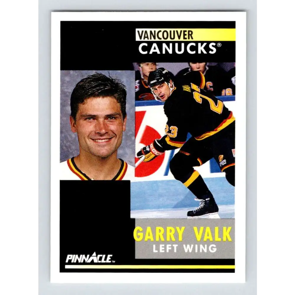 1991-92 Pinnacle #291 Garry Valk NM-MT Vancouver Canucks Hockey Card