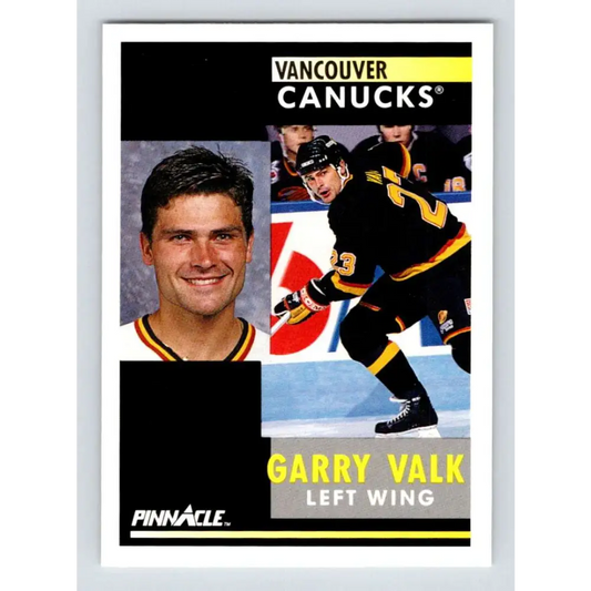 1991-92 Pinnacle #291 Garry Valk NM-MT Vancouver Canucks Hockey Card