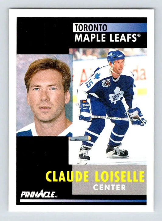 Hockey trading card of Claude Loiselle in Toronto Maple Leafs jersey #15
