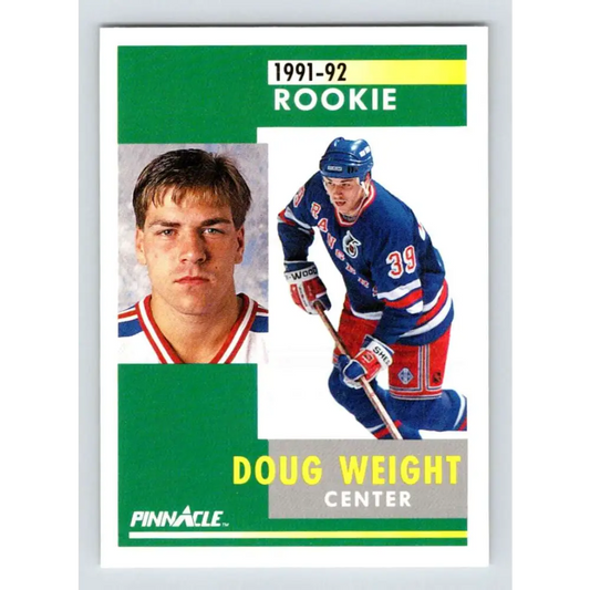 1991-92 Pinnacle #310 Doug Weight NM-MT RC Rookie New York Rangers Hockey Card