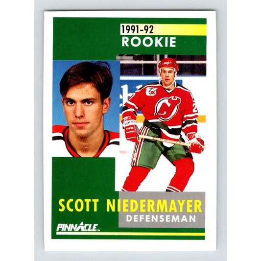 1991-92 Pinnacle #349 Scott Neidermayer NM-MT New Jersey Devils Hockey Card