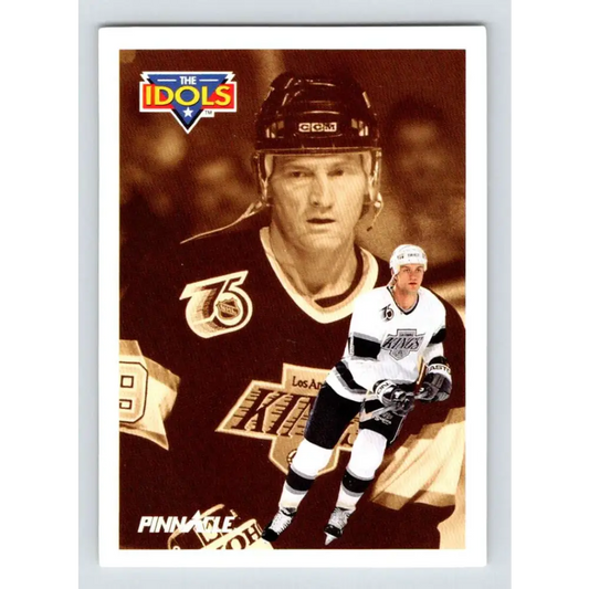 1991-92 Pinnacle #382 Rob Blake/Larry Robinson NM-MT Los Angeles Kings Hockey Card