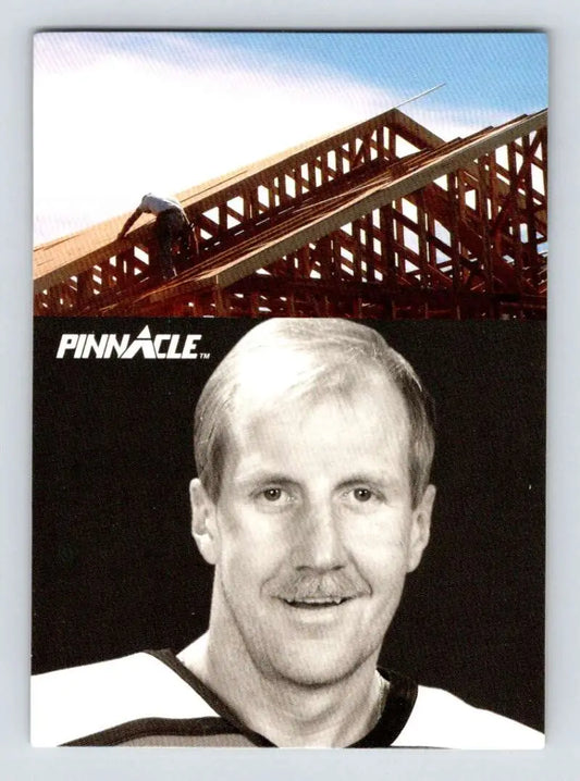 1991-92 Pinnacle #407 Kjell Samuelsson Flyers Hockey Card in black and white uniform
