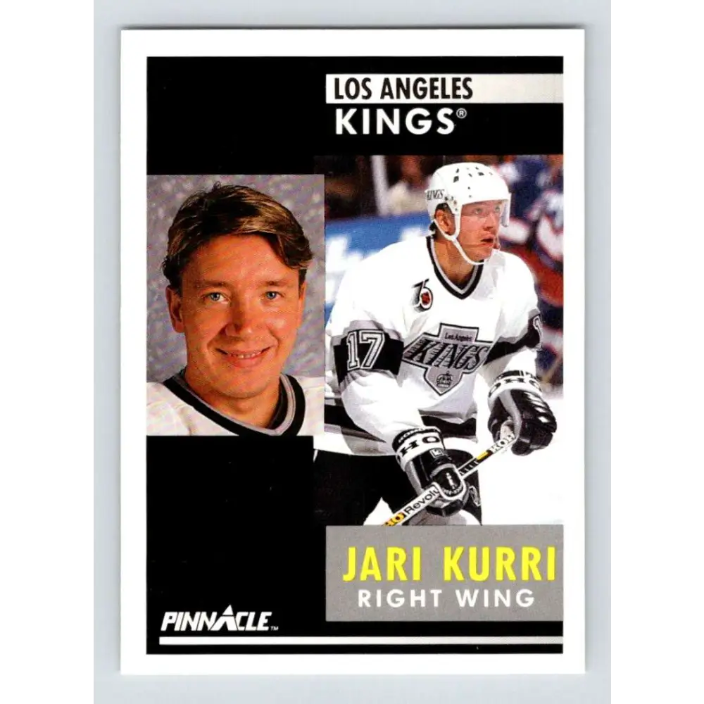 1991-92 Pinnacle #48 Jari Kurri NM-MT Los Angeles Kings Hockey Card
