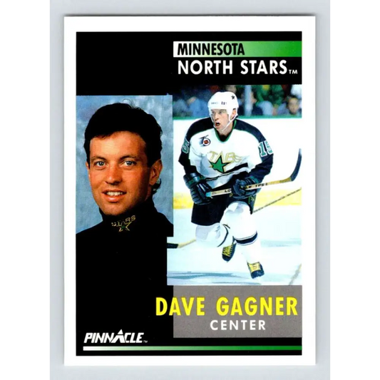1991-92 Pinnacle #71 Dave Gagner NM-MT Minnesota North Stars Hockey Card