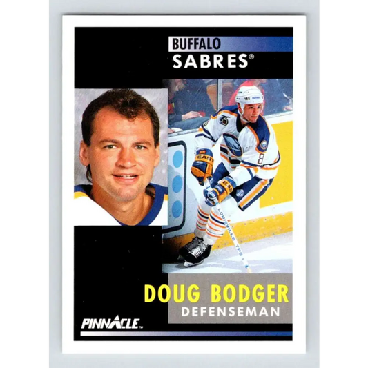 1991-92 Pinnacle #8 Doug Bodger NM-MT Buffalo Sabres Hockey Card