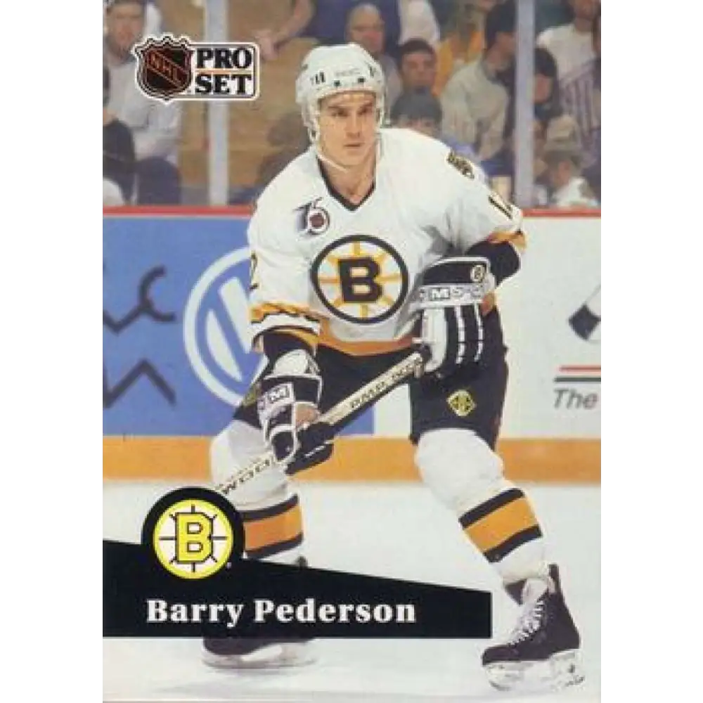 1991-92 Pro Set #351 Barry Pederson NM-MT Boston Bruins Hockey Card
