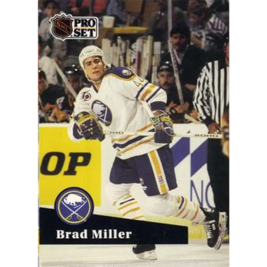 1991-92 Pro Set #354 Brad Miller NM-MT Buffalo Sabres Hockey Card