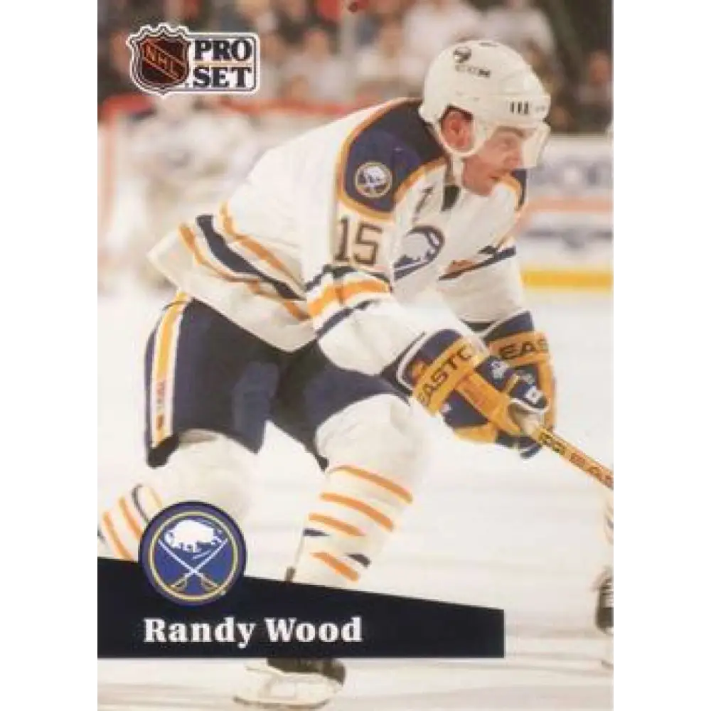 1991-92 Pro Set #359 Randy Wood NM-MT Buffalo Sabres Hockey Card
