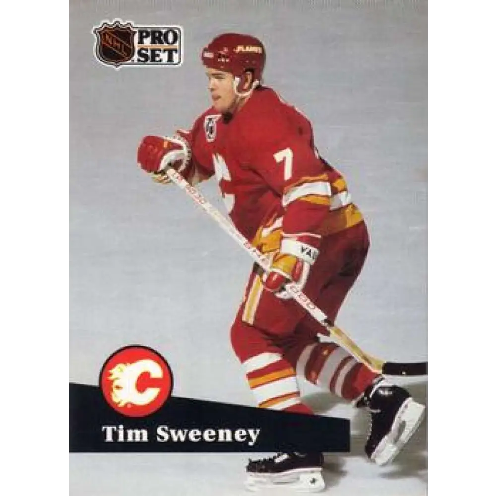 1991-92 Pro Set #364 Tim Sweeney NM-MT Calgary Flames Hockey Card