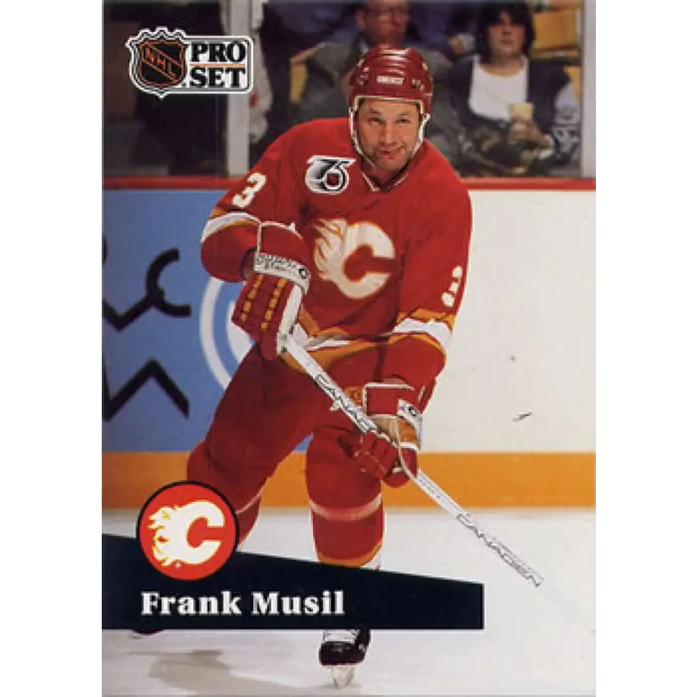 1991-92 Pro Set #368 Frank Musil NM-MT Calgary Flames Hockey Card