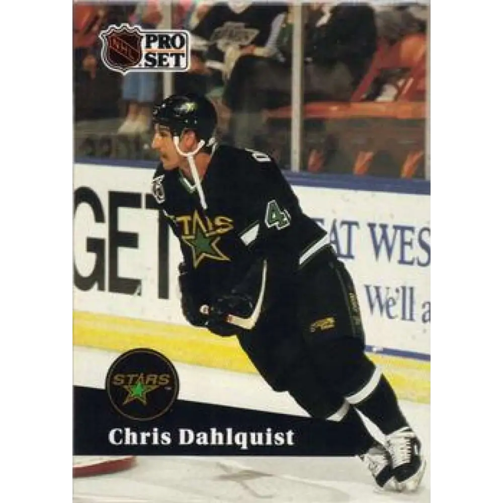 1991-92 Pro Set #408 Chris Dahlquist NM-MT Minnesota North Stars Hockey Card
