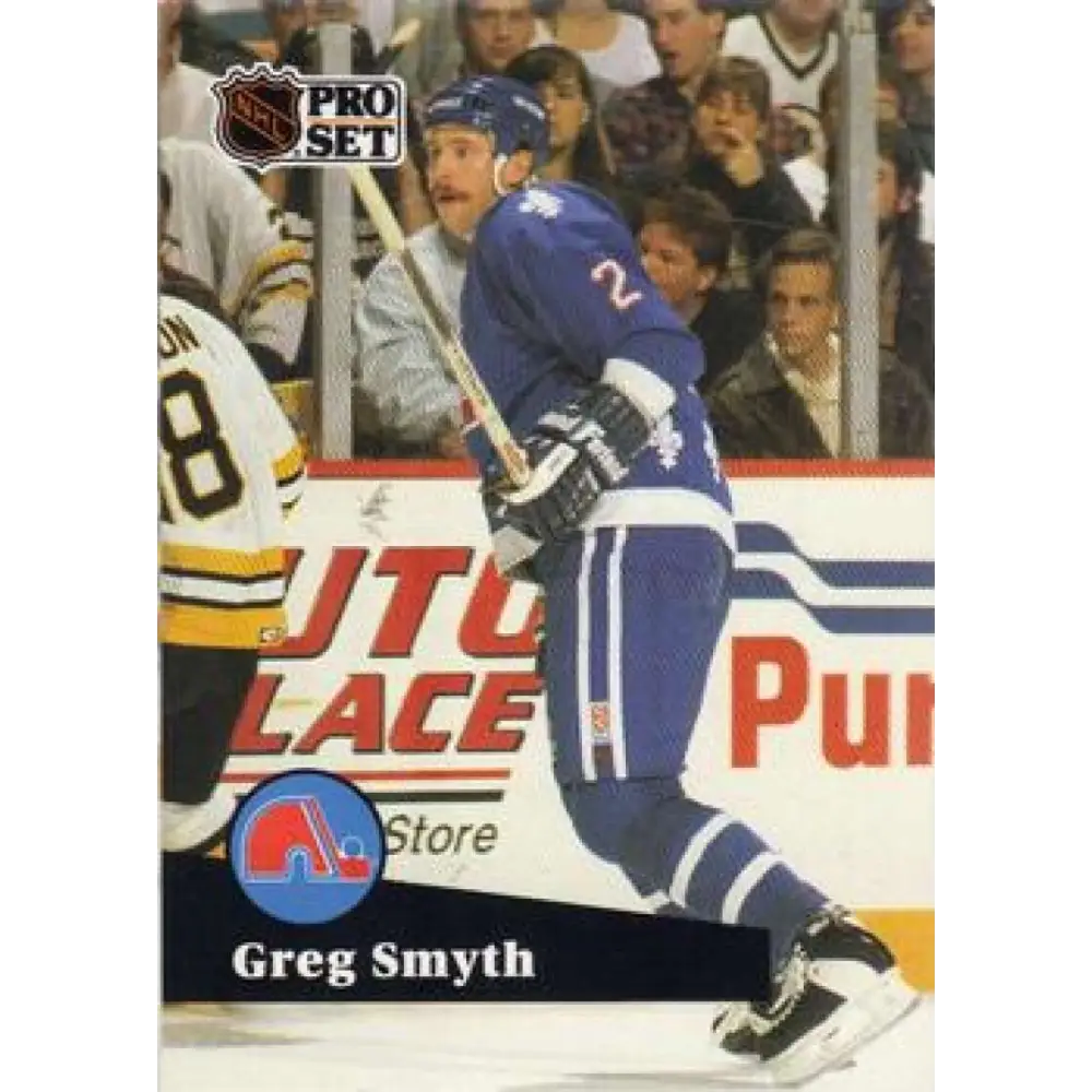 1991-92 Pro Set #465 Greg Smyth NM-MT RC Rookie Quebec Nordiques Hockey Card