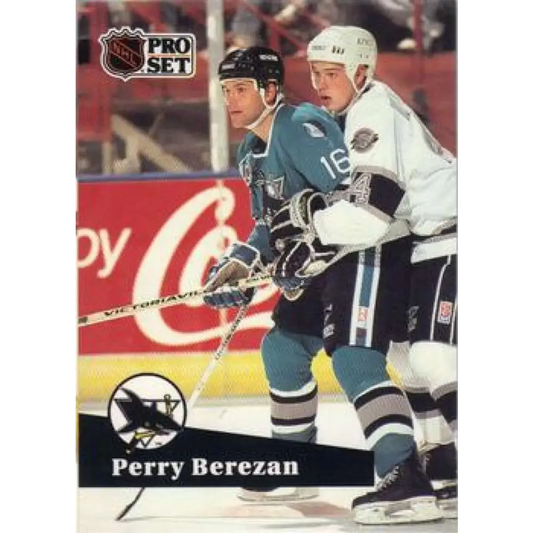 1991-92 Pro Set #487 Perry Berezan NM-MT St. Louis Blues Hockey Card