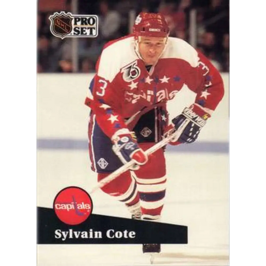 1991-92 Pro Set #512 Sylvain Cote NM-MT Washington Capitals Hockey Card