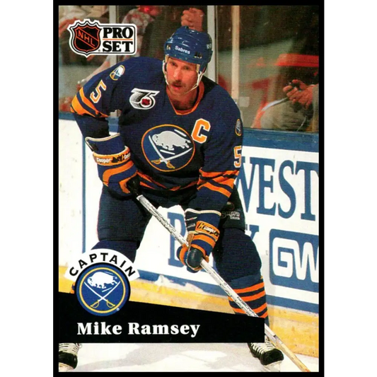 1991-92 Pro Set #568 Mike Ramsey NM-MT Buffalo Sabres Hockey Card