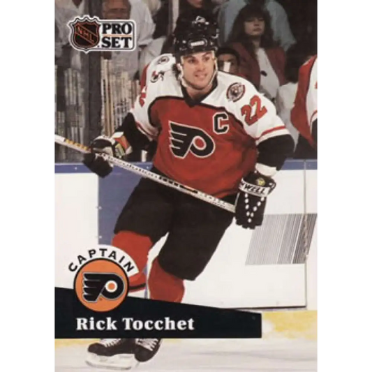 1991-92 Pro Set #580 Rick Tocchet NM-MT Philadelphia Flyers Hockey Card