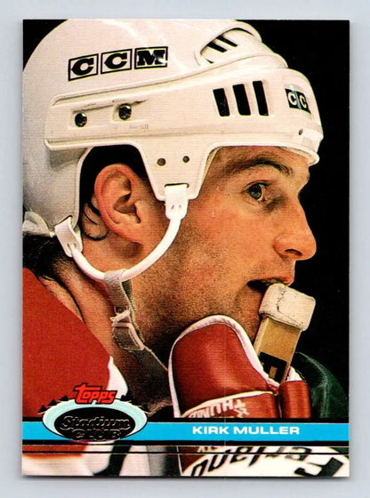 1991-92 Topps Stadium Club #193 Kirk Muller NM-MT New Jersey Devils Hockey Card - Hockey Card