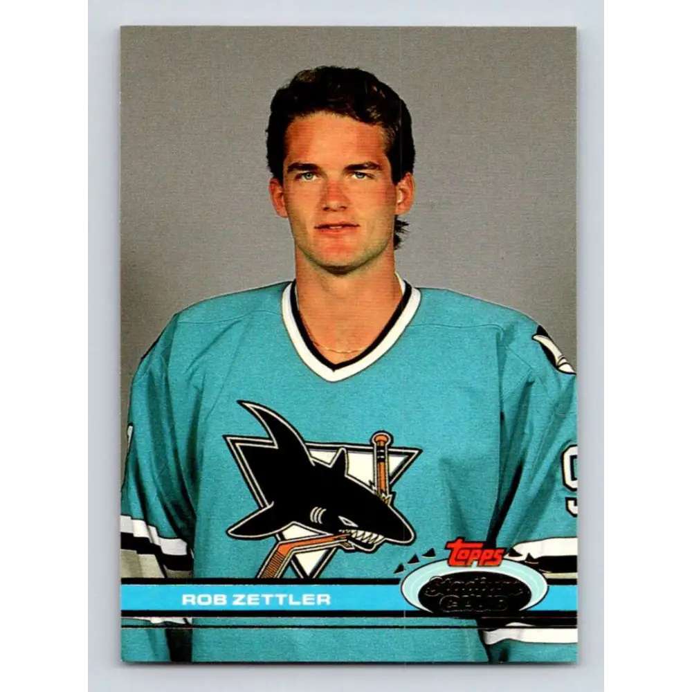 1991-92 Topps Stadium Club #194 Rob Zettler NM-MT San Jose Sharks Hockey Card