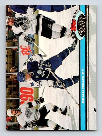Hockey trading card featuring Los Angeles Kings and Tampa Bay Lightning players in action
